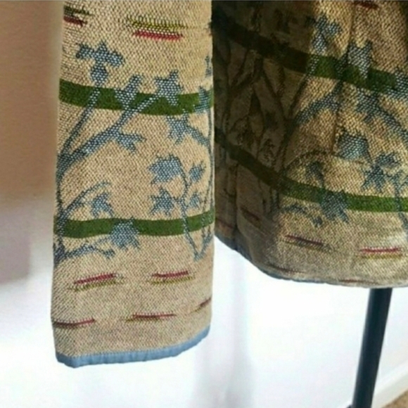 VINTAGE | Southwestern Tapestry Prairie Boho Jacket LARGE - Picture 5 of 11